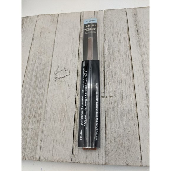 Vintage J&P Coats Flex Knit Zipper 12" London Tan 48-A - Picture 4 of 4